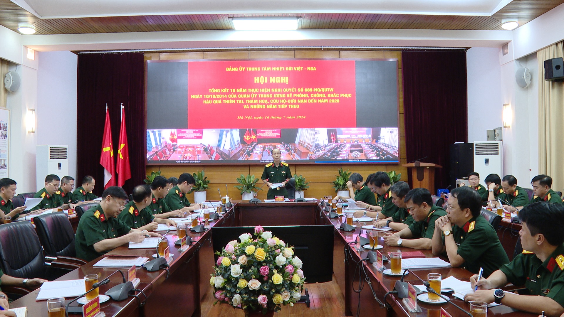 Trung tâm Nhiệt đới Việt - Nga tổng kết 10 năm thực hiện Nghị quyết số 689 của Quân ủy Trung ương